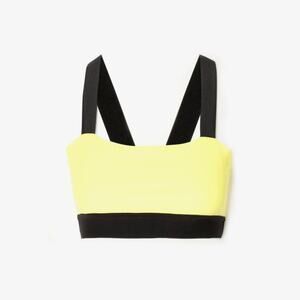 Full Court Cross Back Work Out Bra Size S Small NWT Yellow NWT